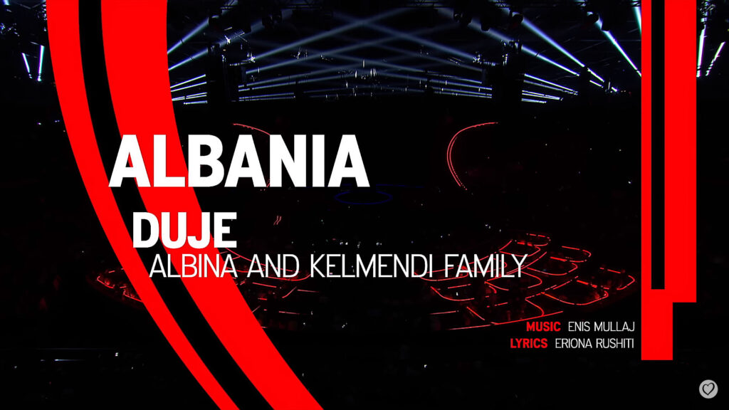 2023 Eurovision Hangi Ülke Kazandı? Arnavutluk "Duje" Albania Albina and Familja Kelmendi