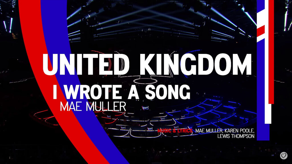 2023 Eurovision Hangi Ülke Kazandı? Birleşik Krallık "I Wrote a Song" United Kingdom Mae Muller